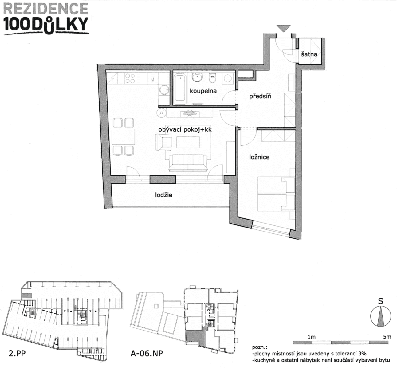 1 bedroom with open-plan kitchen flat for sale, 72 m², Nárožní, Prague, Prague 1 bedroom with open-plan kitchen flat for sale, 72 m², Nárožní, Prague, Prague