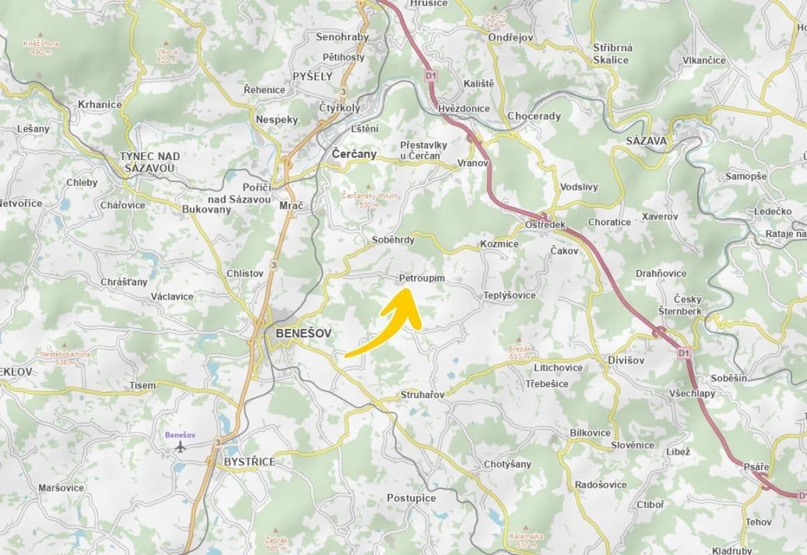 plot for sale, 113 m², Petroupim, Středočeský Region plot for sale, 113 m², Petroupim, Středočeský Region