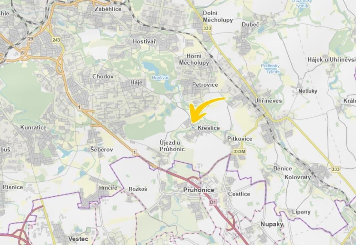 plot for sale, 1,264 m², Prague, Prague plot for sale, 1,264 m², Prague, Prague