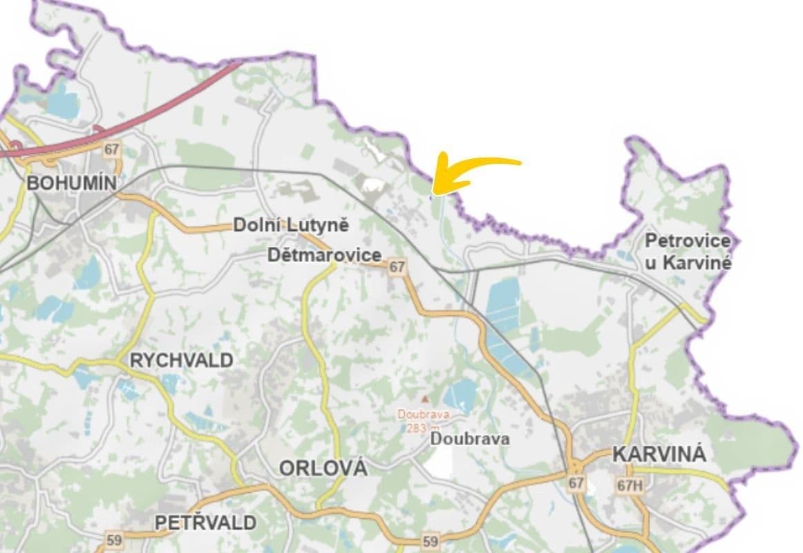 plot for sale, 327 m², Dětmarovice, Moravskoslezský Region plot for sale, 327 m², Dětmarovice, Moravskoslezský Region