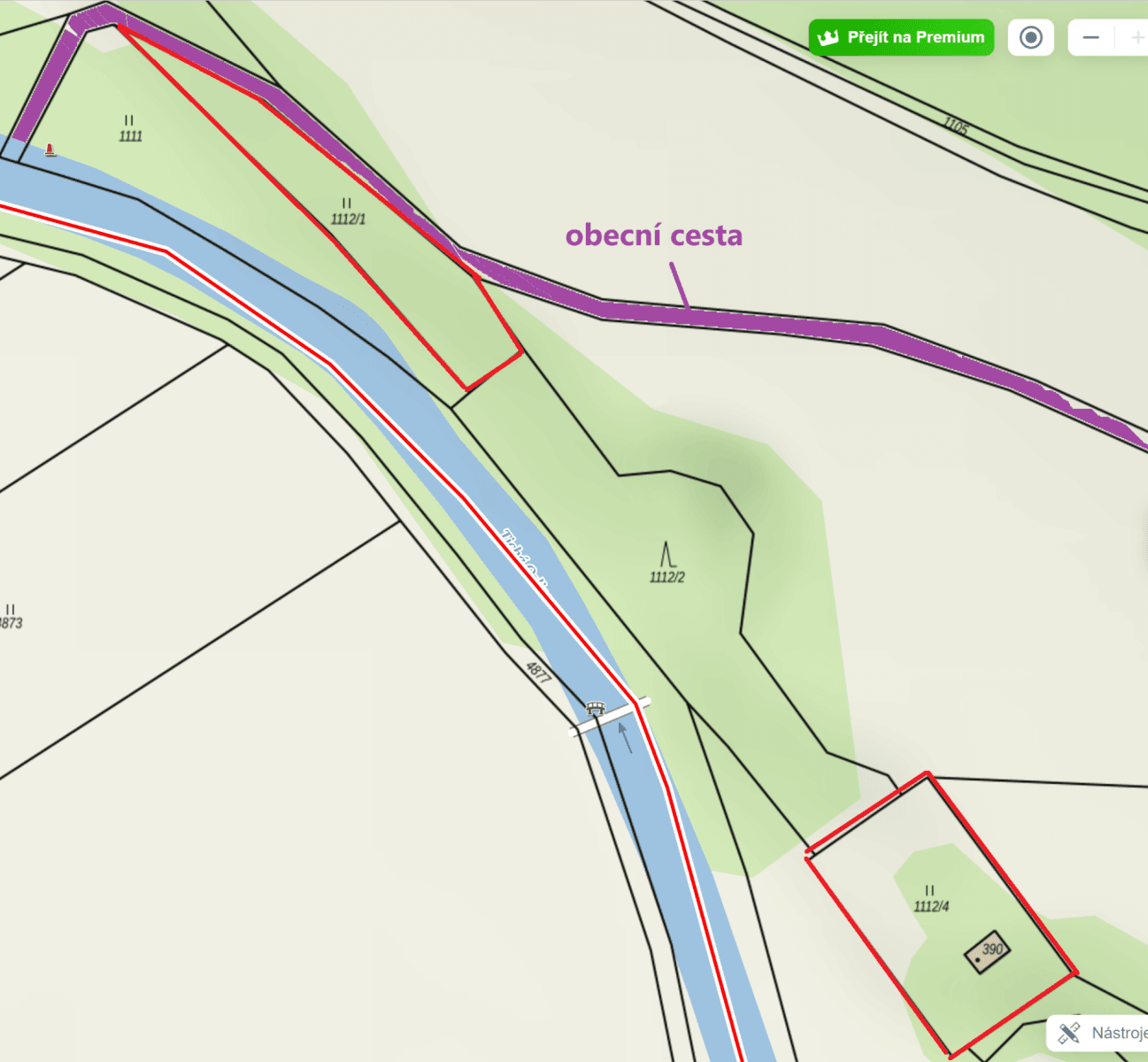 recreational property for sale, 1,683 m², Mistrovice, Pardubický Region recreational property for sale, 1,683 m², Mistrovice, Pardubický Region