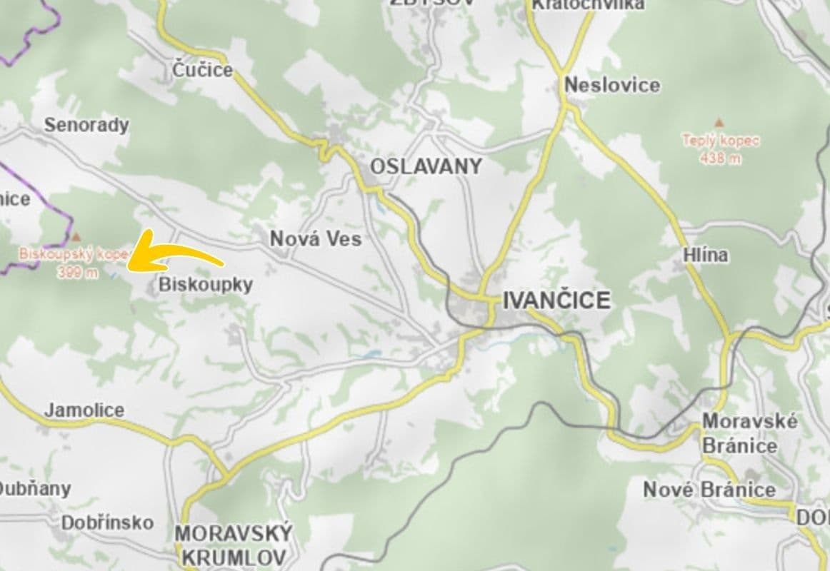 plot for sale, 227 m², Biskoupky, Jihomoravský Region plot for sale, 227 m², Biskoupky, Jihomoravský Region