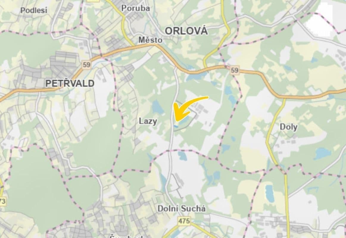 plot for sale, 442 m², Orlová, Moravskoslezský Region plot for sale, 442 m², Orlová, Moravskoslezský Region