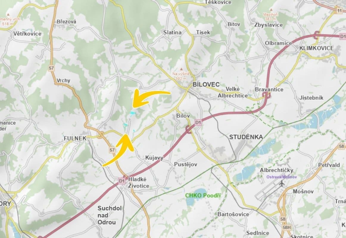 plot for sale, 94,233 m², Fulnek, Moravskoslezský Region plot for sale, 94,233 m², Fulnek, Moravskoslezský Region