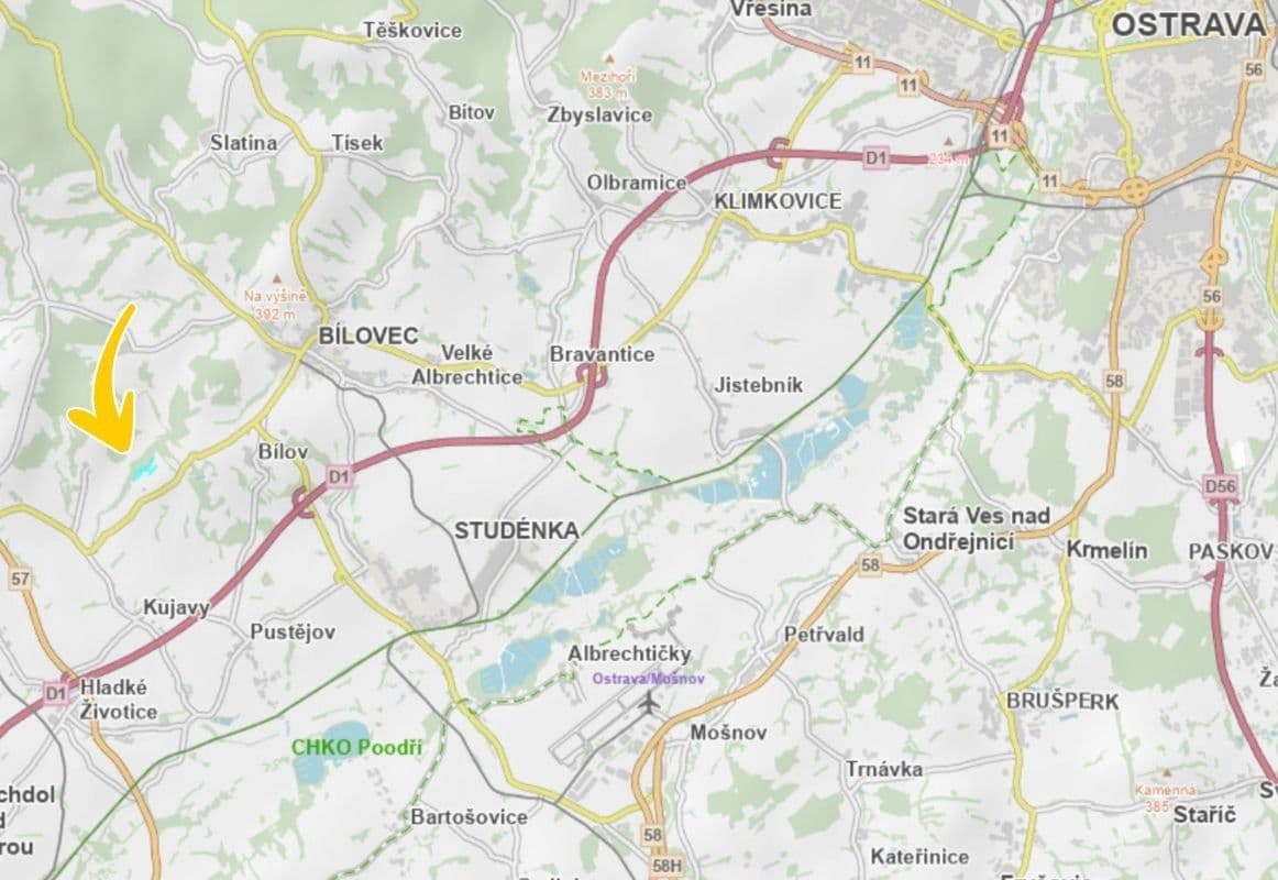 plot for sale, 94,233 m², Fulnek, Moravskoslezský Region plot for sale, 94,233 m², Fulnek, Moravskoslezský Region