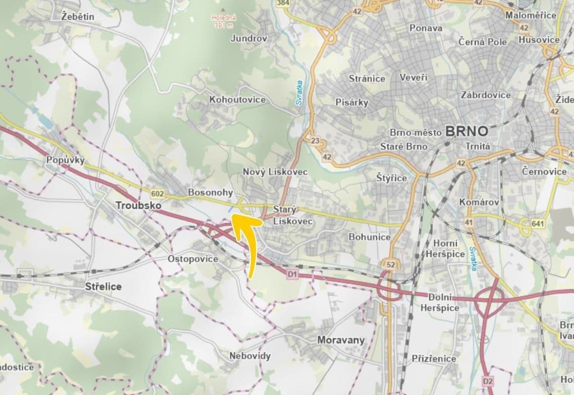 plot for sale, 4,134 m², Brno, Jihomoravský Region plot for sale, 4,134 m², Brno, Jihomoravský Region