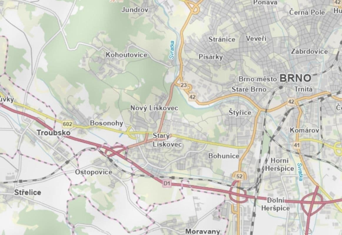 plot for sale, 4,134 m², Brno, Jihomoravský Region plot for sale, 4,134 m², Brno, Jihomoravský Region