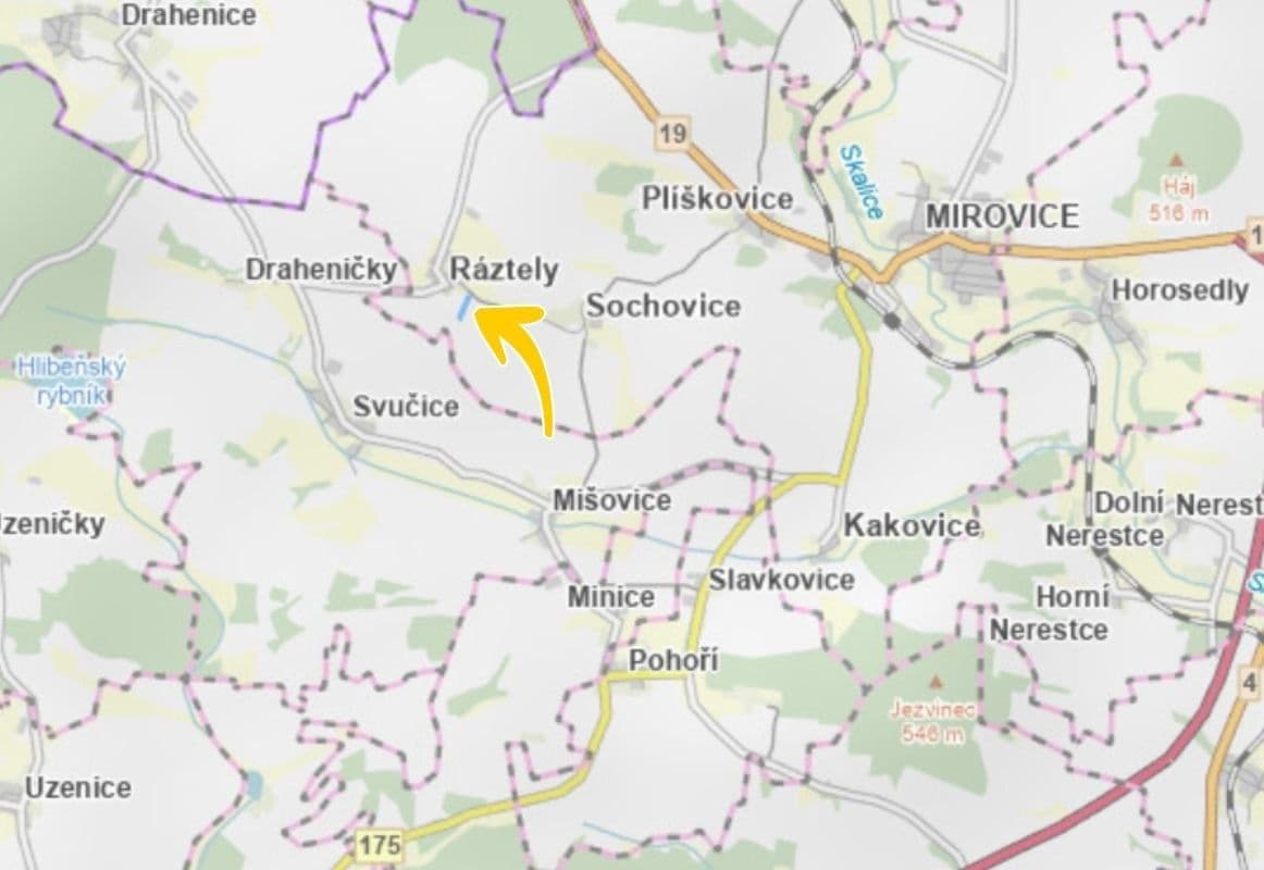 plot for sale, 750 m², Mirovice, Jihočeský Region plot for sale, 750 m², Mirovice, Jihočeský Region