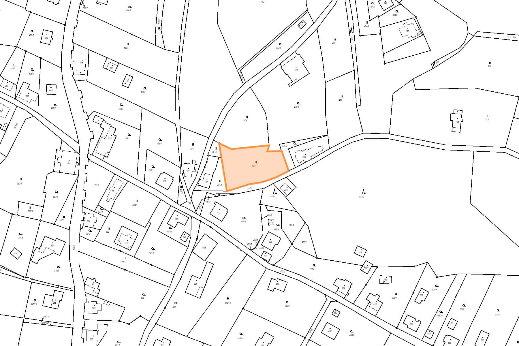 plot for sale, 1,616 m², Pěnčín, Liberecký Region plot for sale, 1,616 m², Pěnčín, Liberecký Region