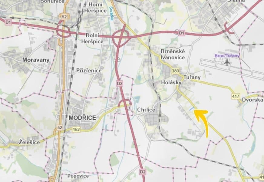 plot for sale, 4,913 m², Brno, Jihomoravský Region plot for sale, 4,913 m², Brno, Jihomoravský Region