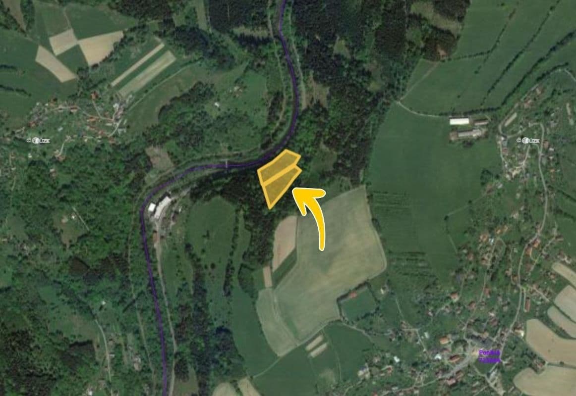 plot for sale, 11,614 m², Poniklá, Liberecký Region plot for sale, 11,614 m², Poniklá, Liberecký Region