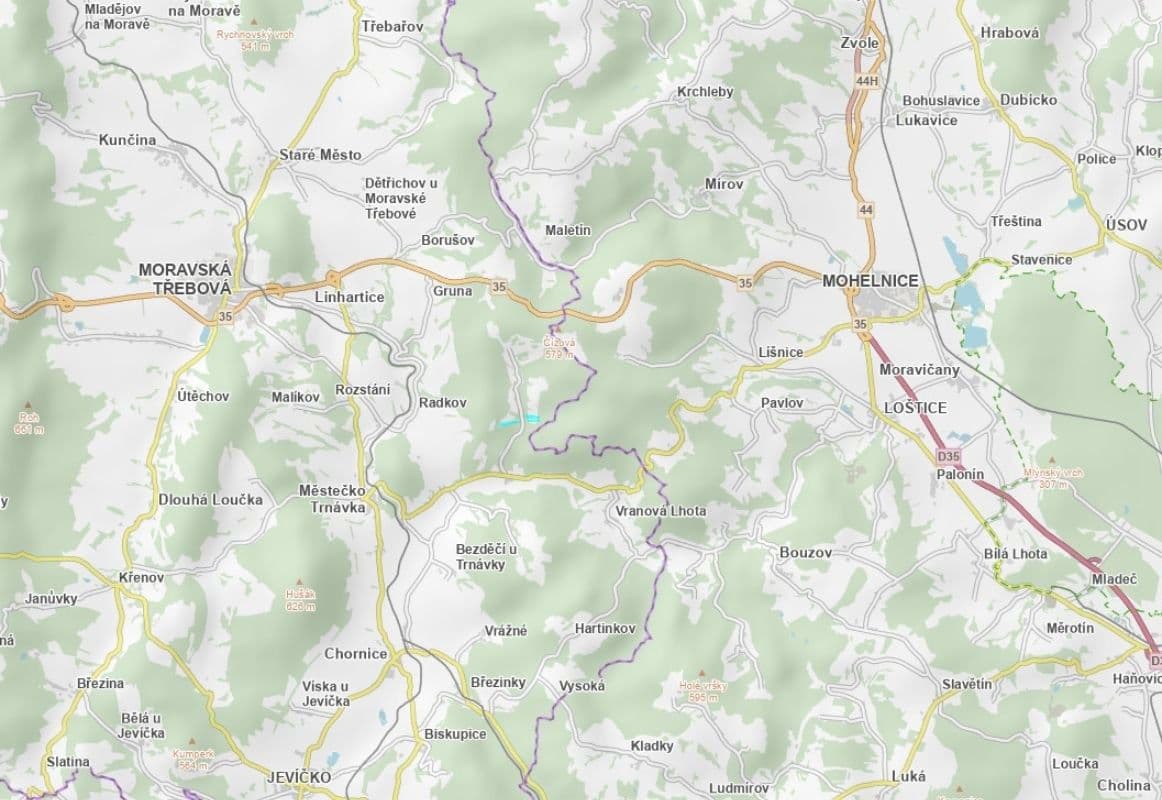 plot for sale, 39,053 m², Městečko Trnávka, Pardubický Region plot for sale, 39,053 m², Městečko Trnávka, Pardubický Region