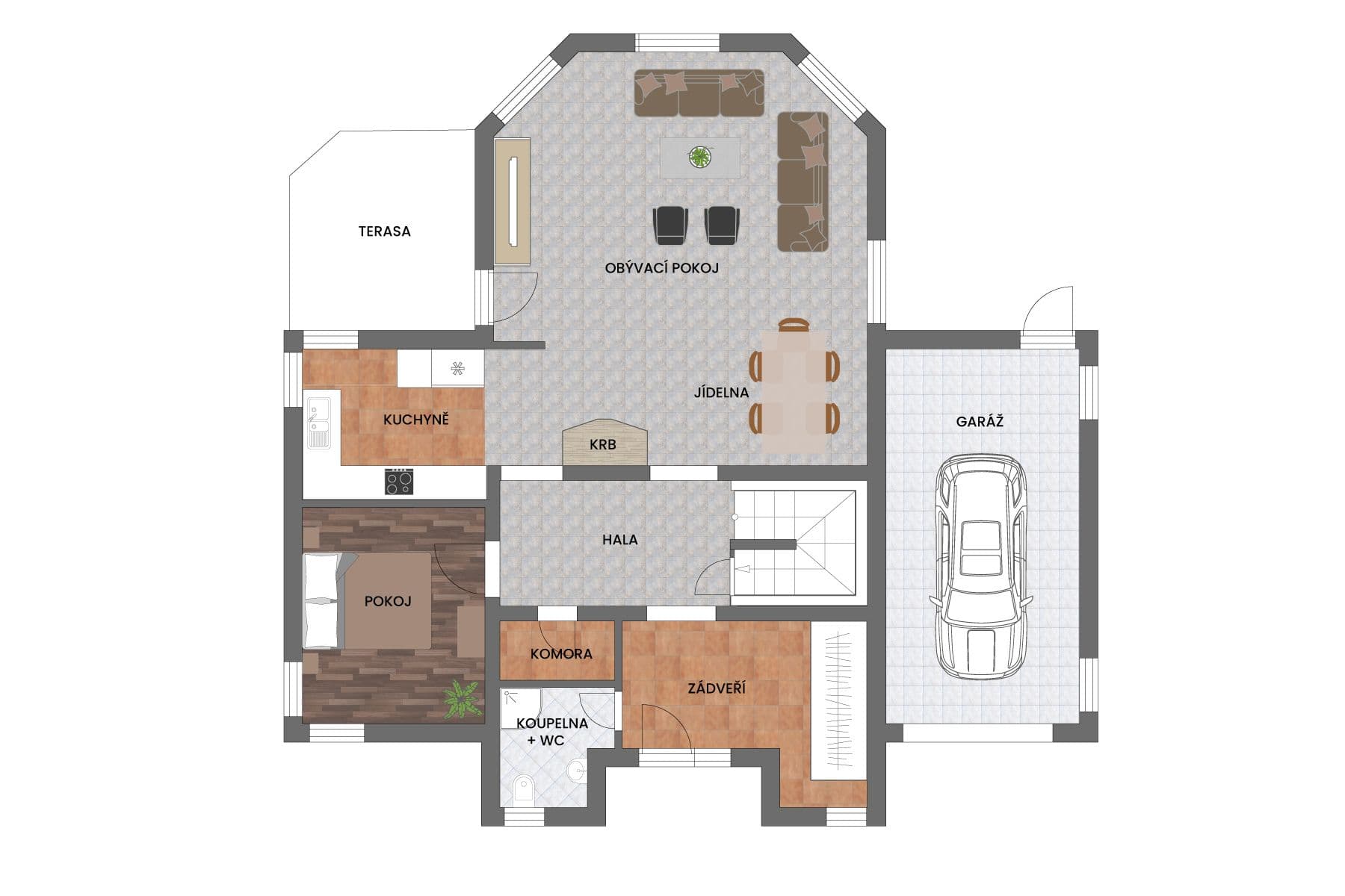 house for sale, 220 m², V Porostlým, Dobřejovice, Středočeský Region house for sale, 220 m², V Porostlým, Dobřejovice, Středočeský Region