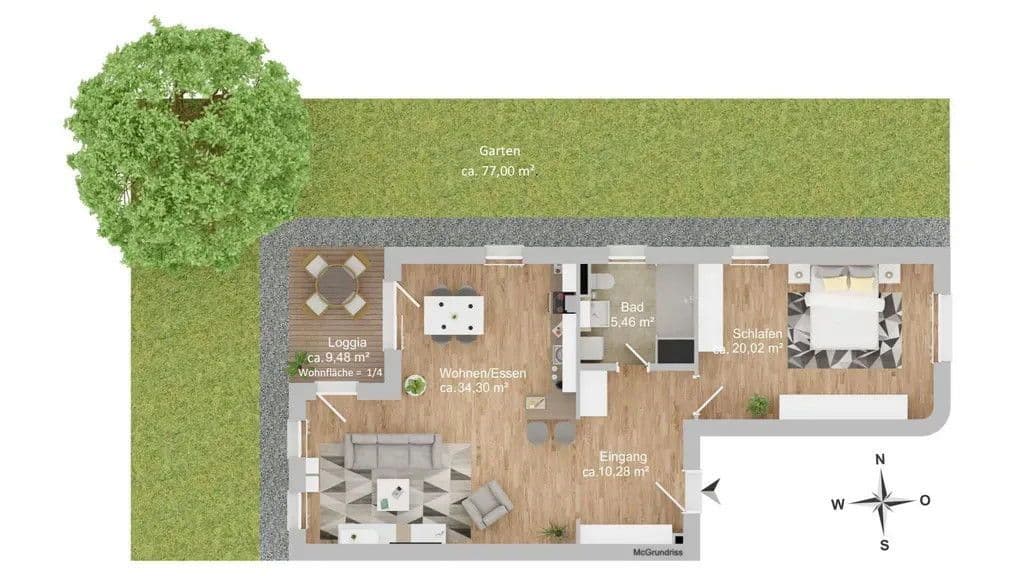 2 bedroom flat to rent, 72 m², Haeberlinstraße 40, Frankfurt am Main, Hesse 2 bedroom flat to rent, 72 m², Haeberlinstraße 40, Frankfurt am Main, Hesse