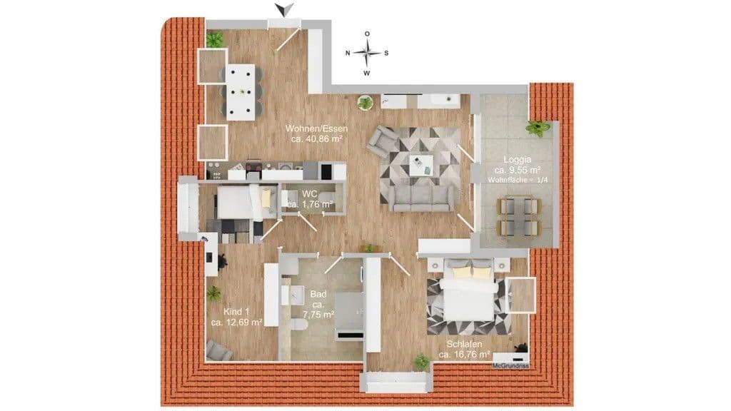 3 bedroom flat to rent, 82 m², Haeberlinstraße 38,, Frankfurt am Main, Hesse 3 bedroom flat to rent, 82 m², Haeberlinstraße 38,, Frankfurt am Main, Hesse