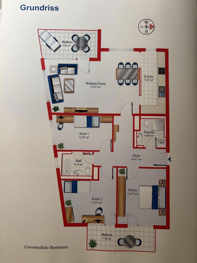 4 bedroom flat for sale, 111 m², Frankfurt am Main, Hesse 4 bedroom flat for sale, 111 m², Frankfurt am Main, Hesse