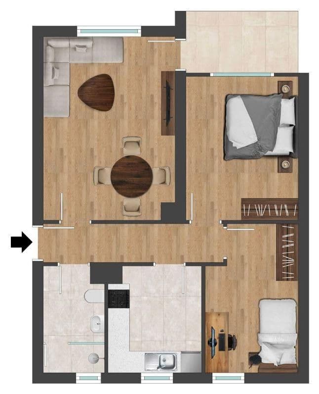 3 bedroom flat for sale, 72 m², Aalen, Baden-Württemberg 3 bedroom flat for sale, 72 m², Aalen, Baden-Württemberg