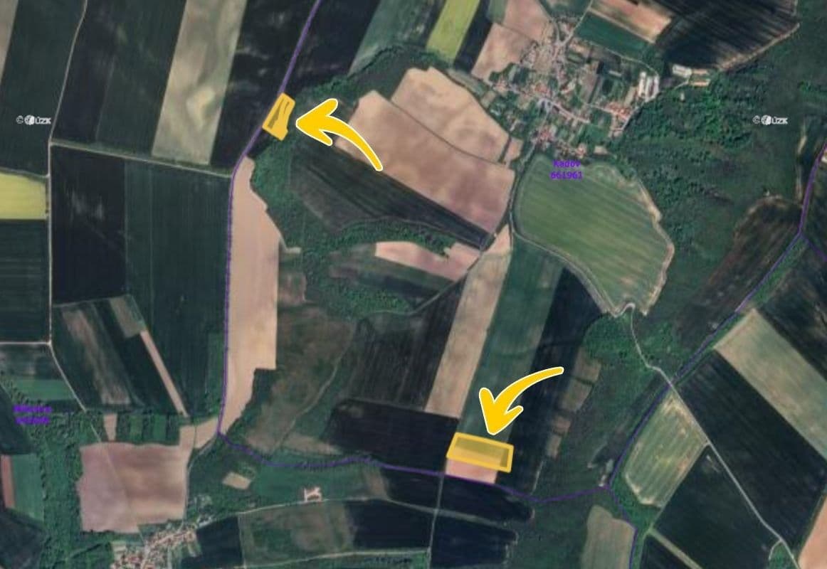 plot for sale, 1,851 m², Kadov, Jihomoravský Region plot for sale, 1,851 m², Kadov, Jihomoravský Region