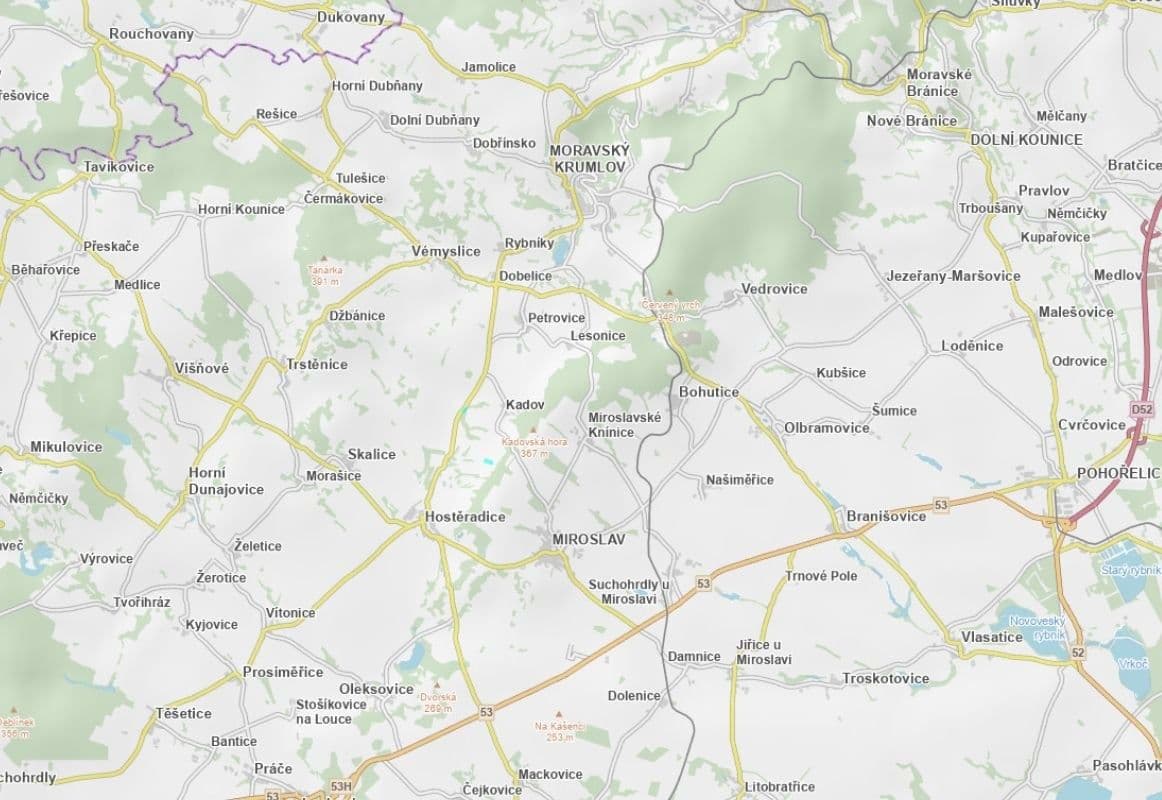 plot for sale, 3,702 m², Kadov, Jihomoravský Region plot for sale, 3,702 m², Kadov, Jihomoravský Region