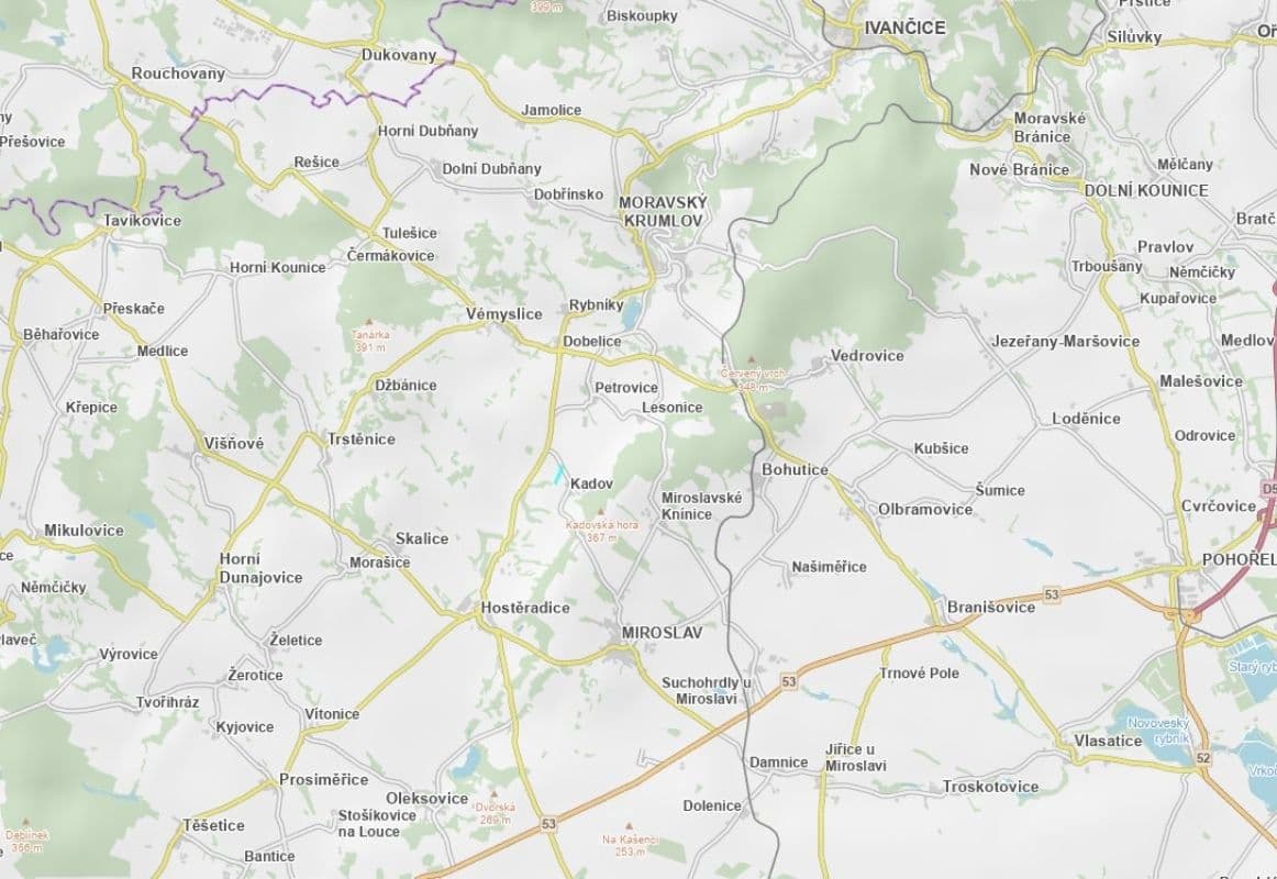 plot for sale, 7,762 m², Kadov, Jihomoravský Region plot for sale, 7,762 m², Kadov, Jihomoravský Region