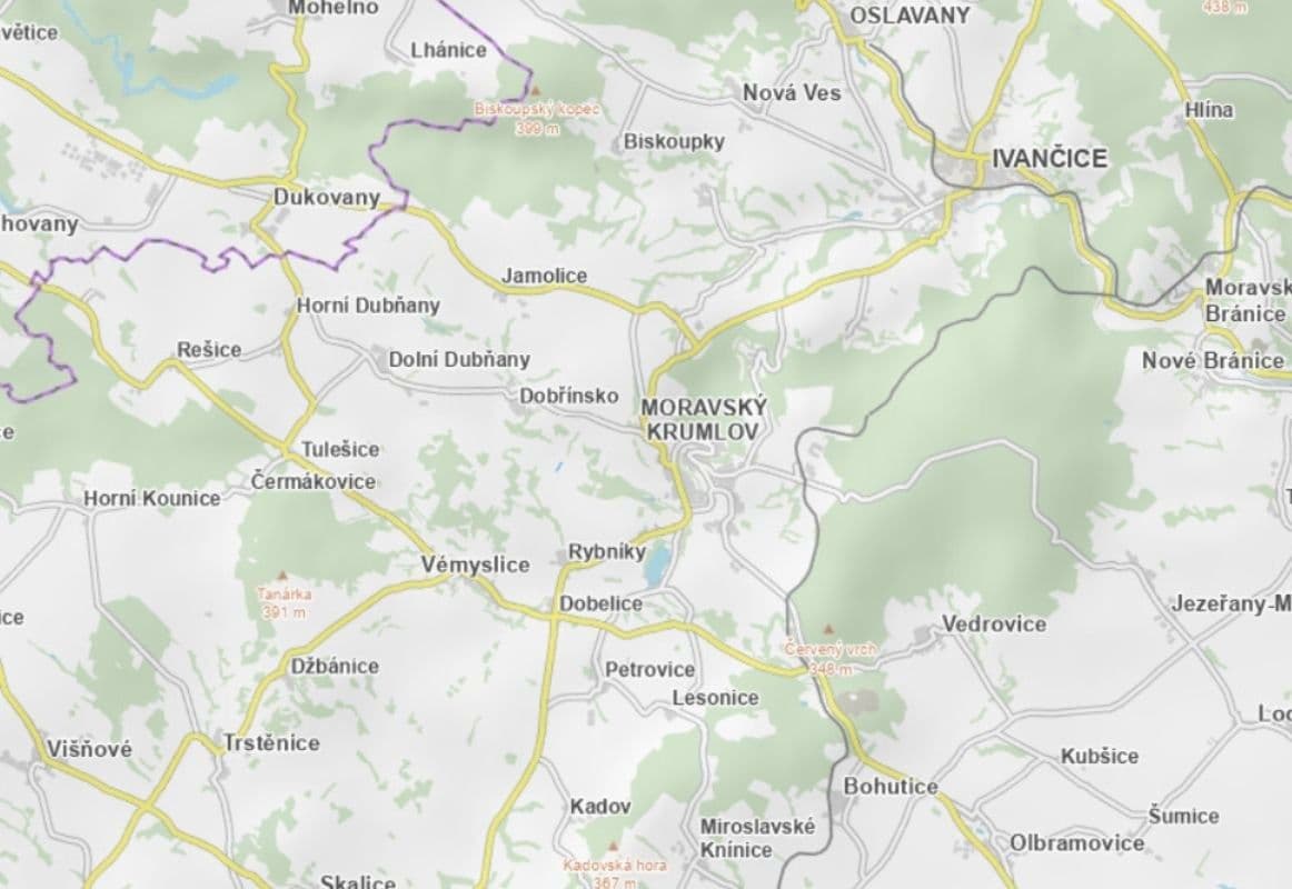 plot for sale, 2,932 m², Moravský Krumlov, Jihomoravský Region plot for sale, 2,932 m², Moravský Krumlov, Jihomoravský Region