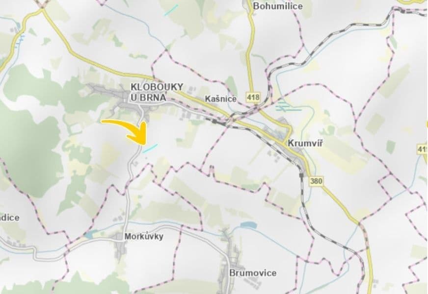 plot for sale, 3,932 m², Klobouky u Brna, Jihomoravský Region plot for sale, 3,932 m², Klobouky u Brna, Jihomoravský Region