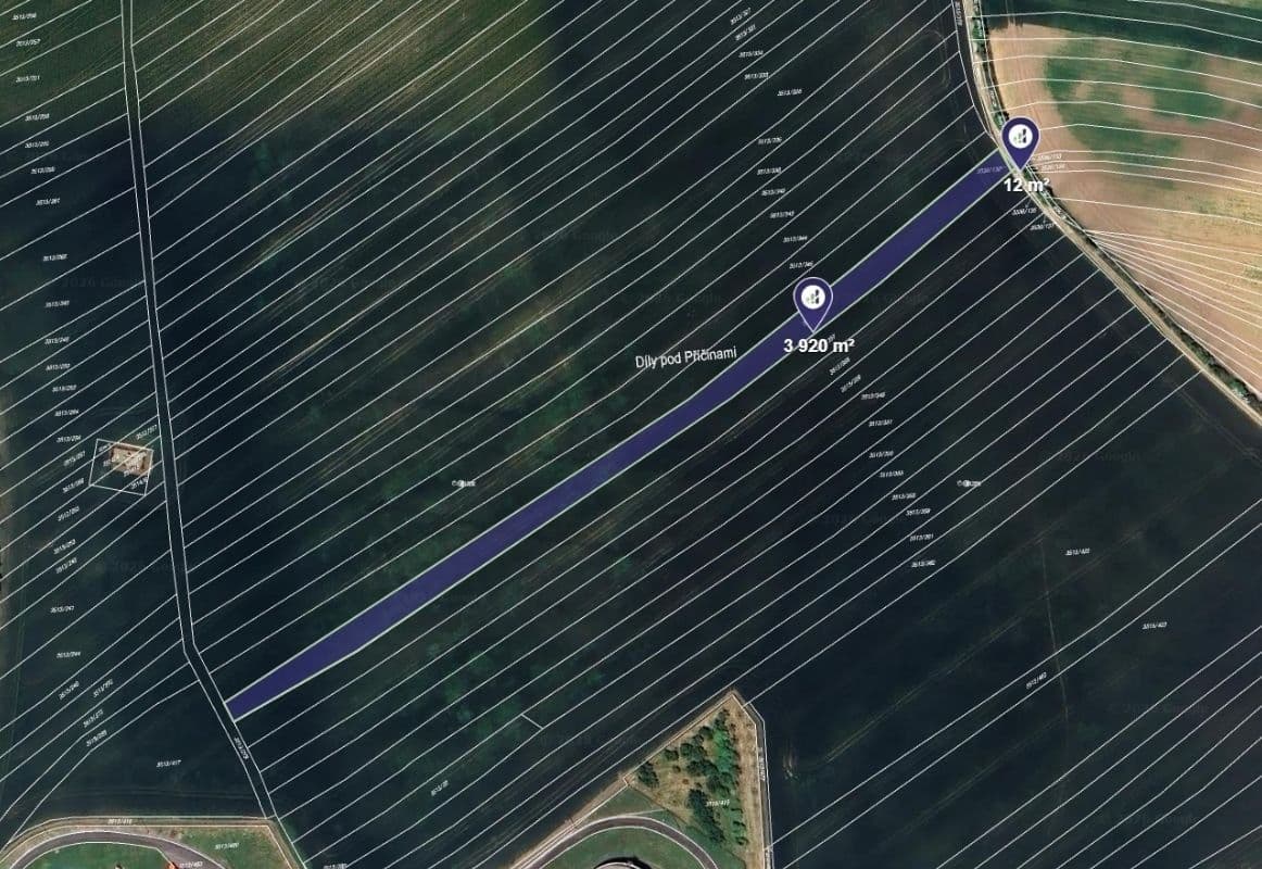 plot for sale, 3,932 m², Klobouky u Brna, Jihomoravský Region plot for sale, 3,932 m², Klobouky u Brna, Jihomoravský Region