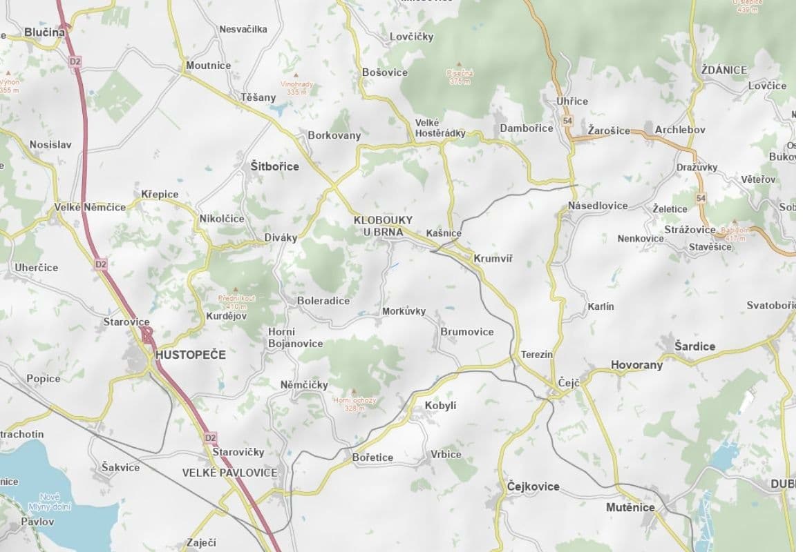plot for sale, 3,932 m², Klobouky u Brna, Jihomoravský Region plot for sale, 3,932 m², Klobouky u Brna, Jihomoravský Region