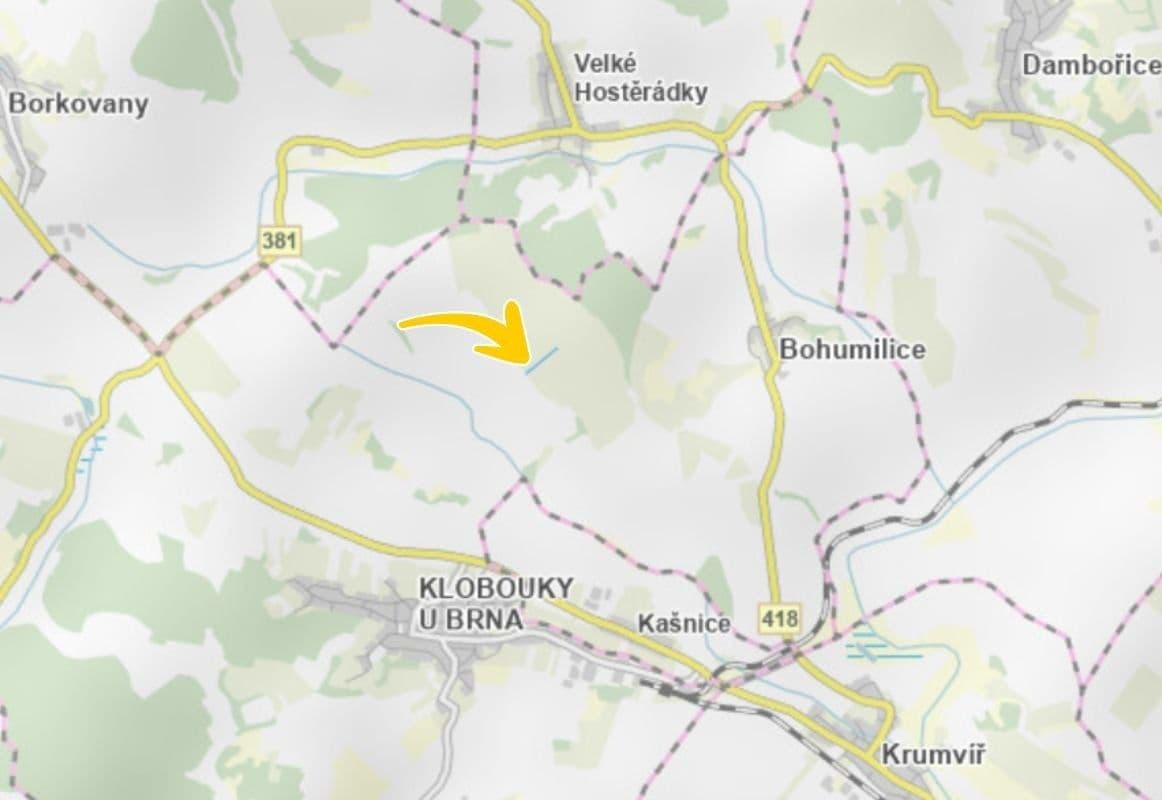 plot for sale, 2,236 m², Klobouky u Brna, Jihomoravský Region plot for sale, 2,236 m², Klobouky u Brna, Jihomoravský Region