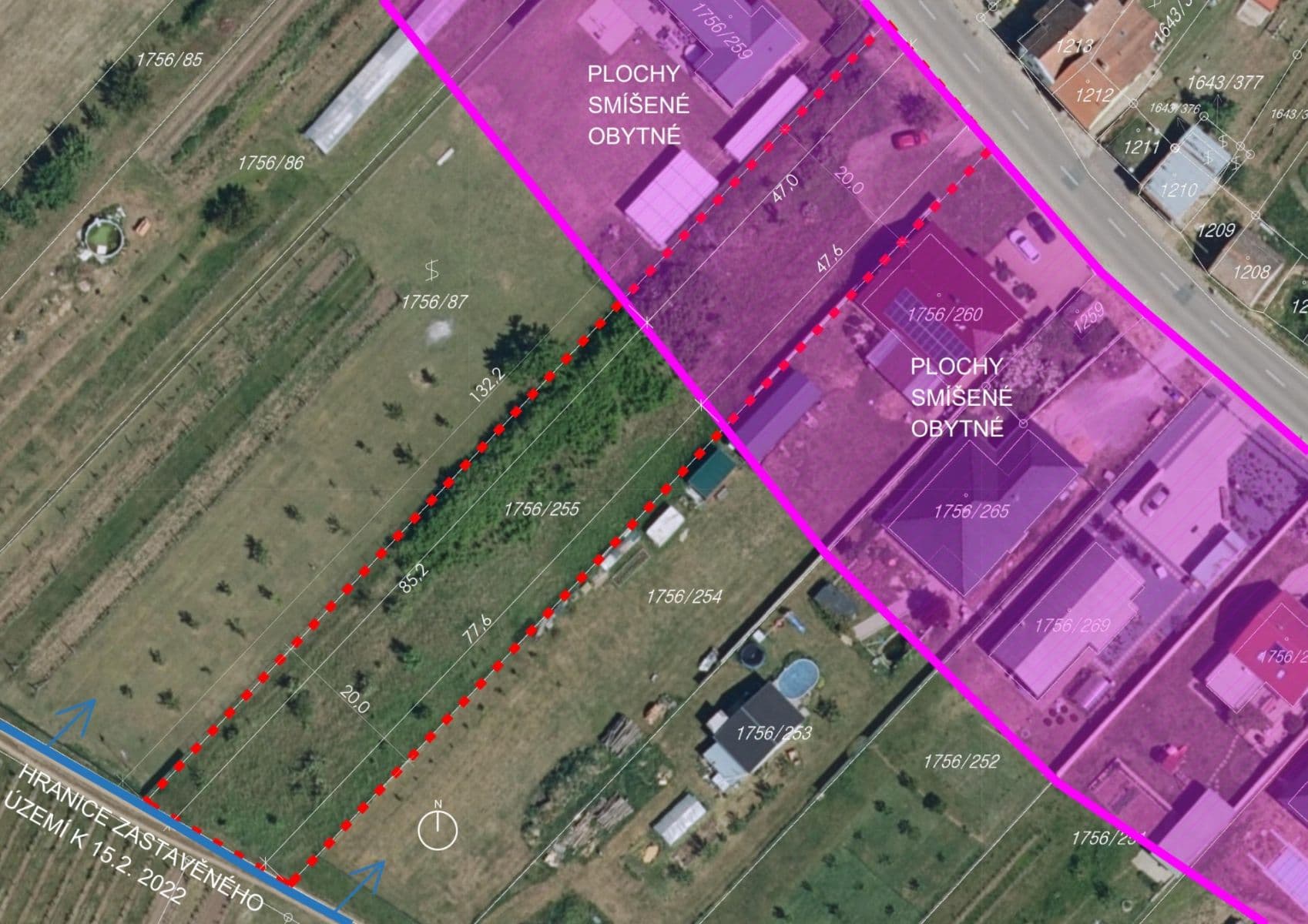 plot for sale, 2,560 m², Drnholec, Jihomoravský Region plot for sale, 2,560 m², Drnholec, Jihomoravský Region