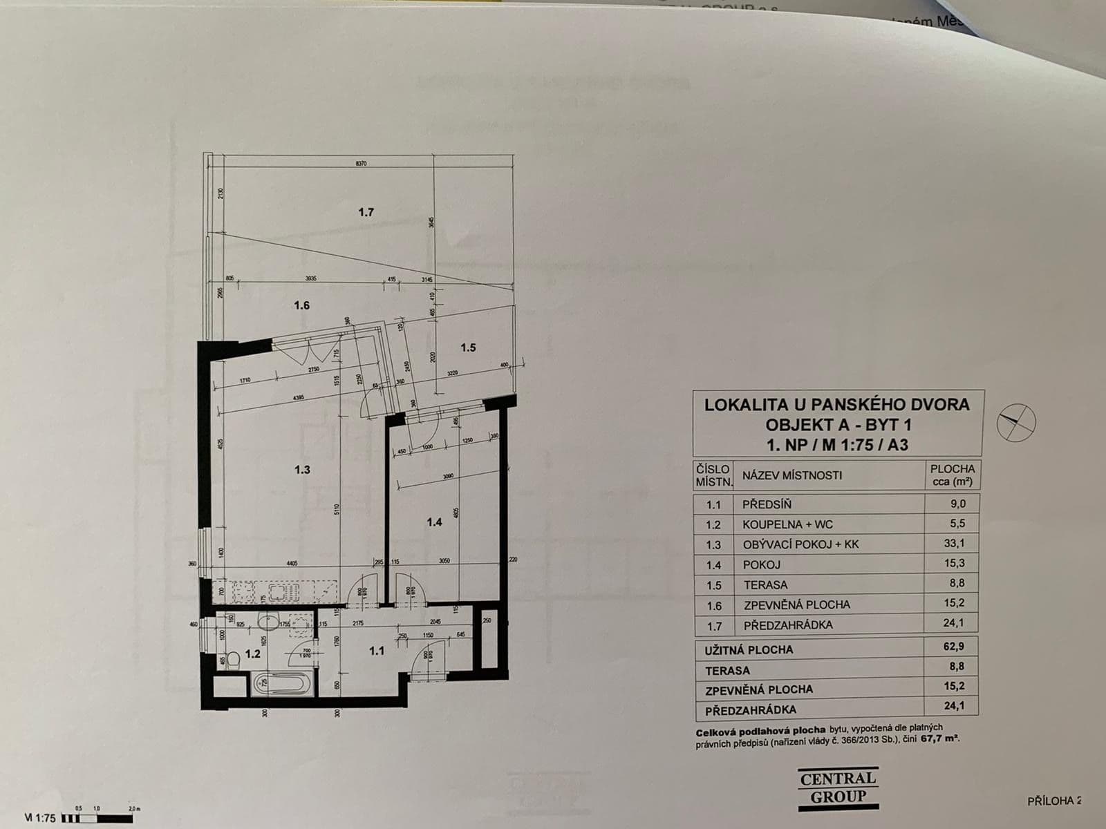 1 bedroom with open-plan kitchen flat for sale, 63 m², Pýchavková, Prague, Prague 1 bedroom with open-plan kitchen flat for sale, 63 m², Pýchavková, Prague, Prague