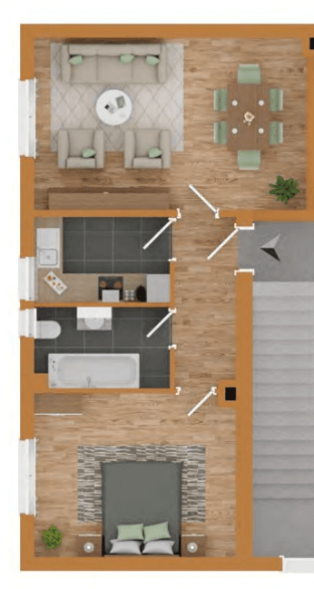 2 bedroom flat to rent, 53 m², Flottmannstraße 90, Herne, North Rhine-Westphalia 2 bedroom flat to rent, 53 m², Flottmannstraße 90, Herne, North Rhine-Westphalia