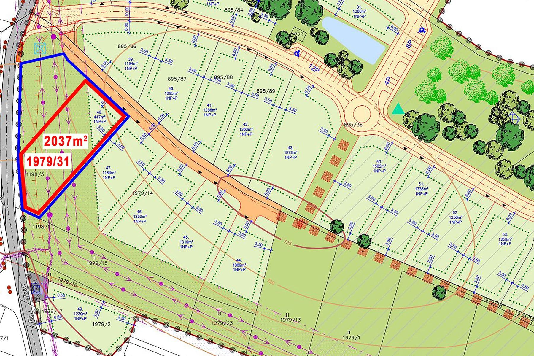 plot for sale, 2,037 m², Vimperk, Jihočeský Region plot for sale, 2,037 m², Vimperk, Jihočeský Region