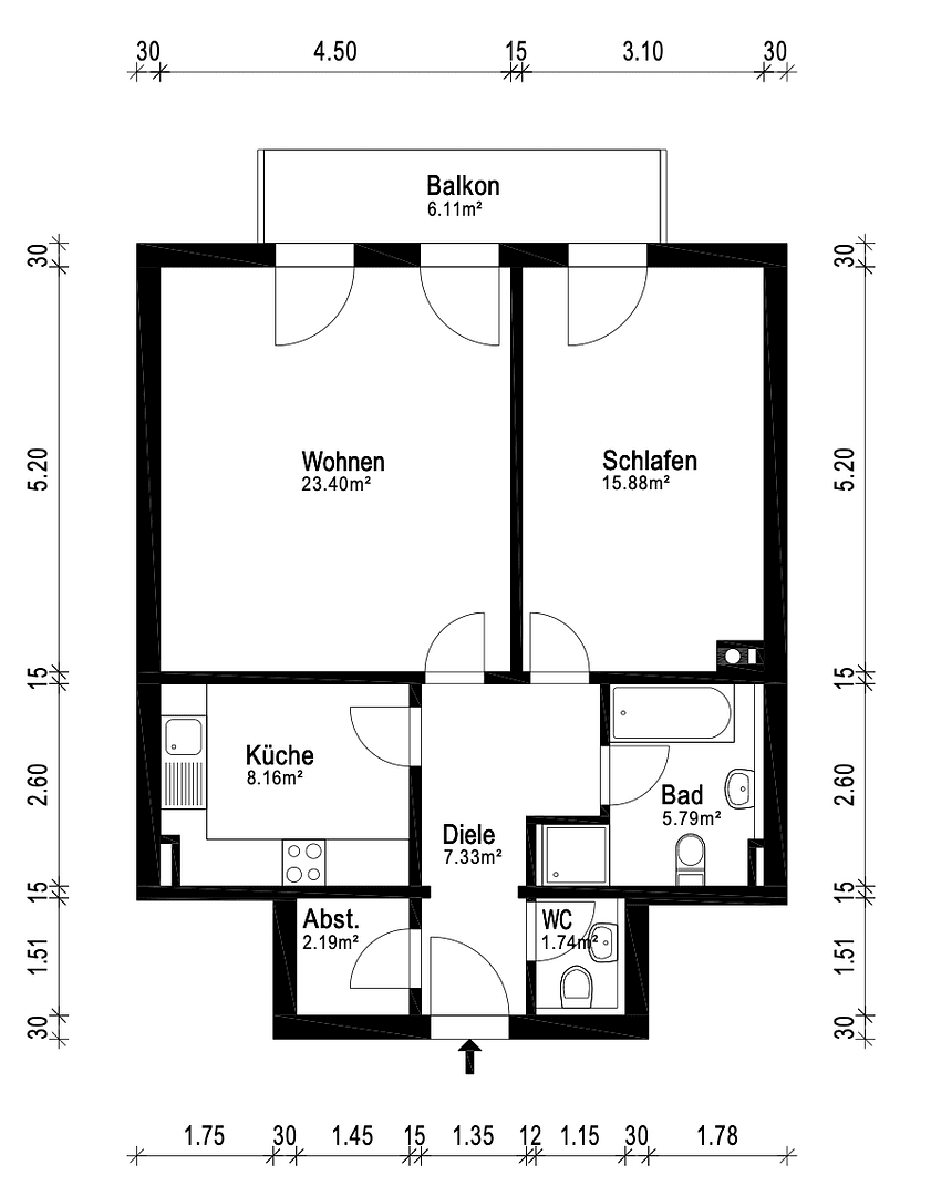2 bedroom flat to rent, 66 m², Mittenwalder Str. 11, Kochel am See, Bavaria 2 bedroom flat to rent, 66 m², Mittenwalder Str. 11, Kochel am See, Bavaria
