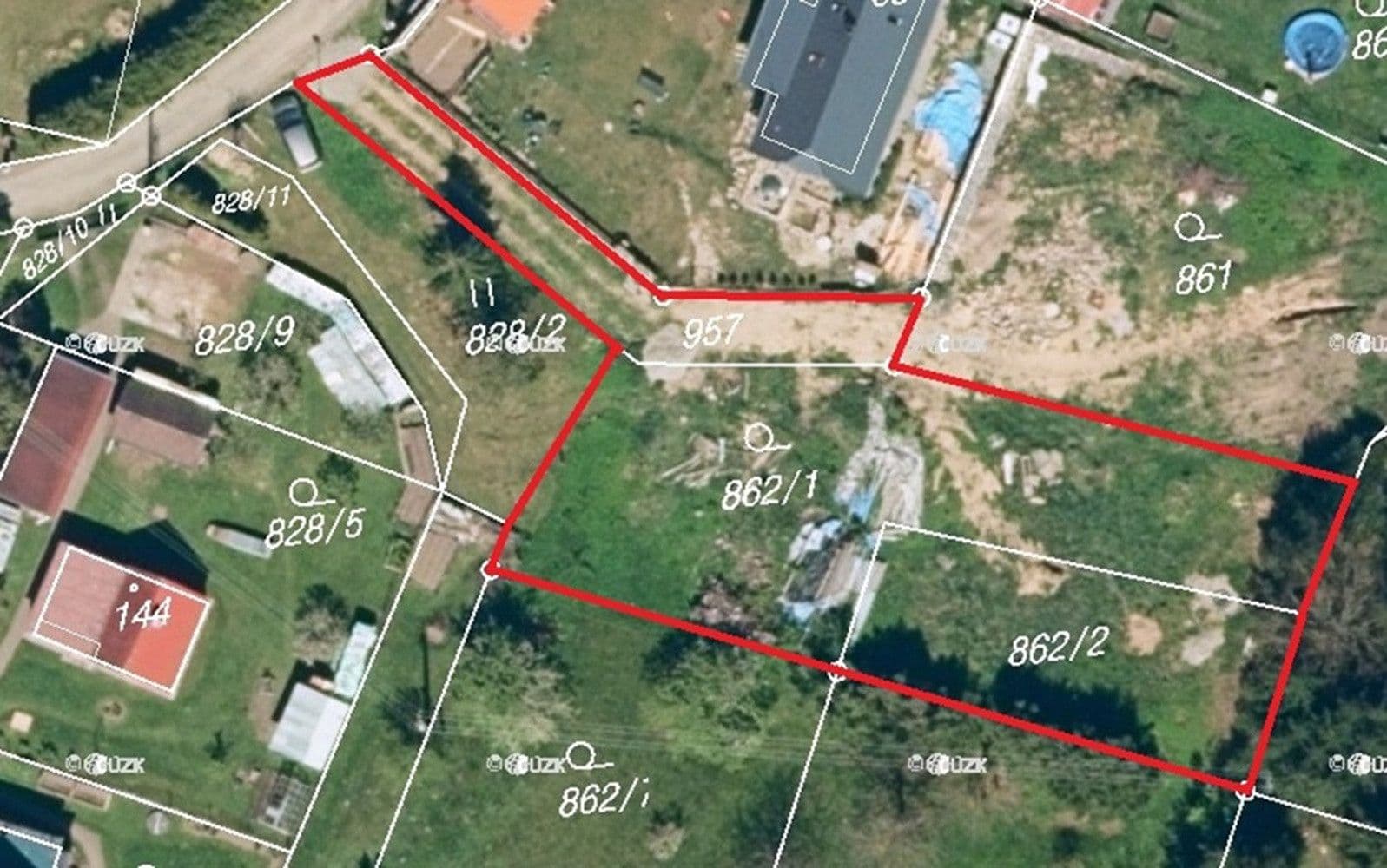 plot for sale, 862 m², Vlastějovice, Středočeský Region plot for sale, 862 m², Vlastějovice, Středočeský Region