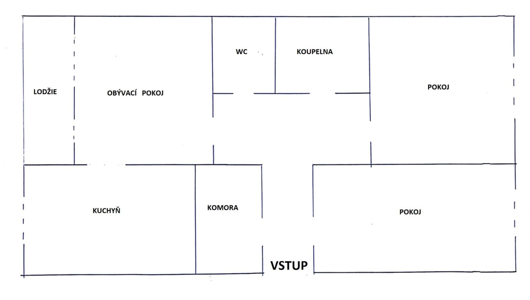 3 bedroom flat for sale, 77 m², Hekrova, Prague, Prague 3 bedroom flat for sale, 77 m², Hekrova, Prague, Prague