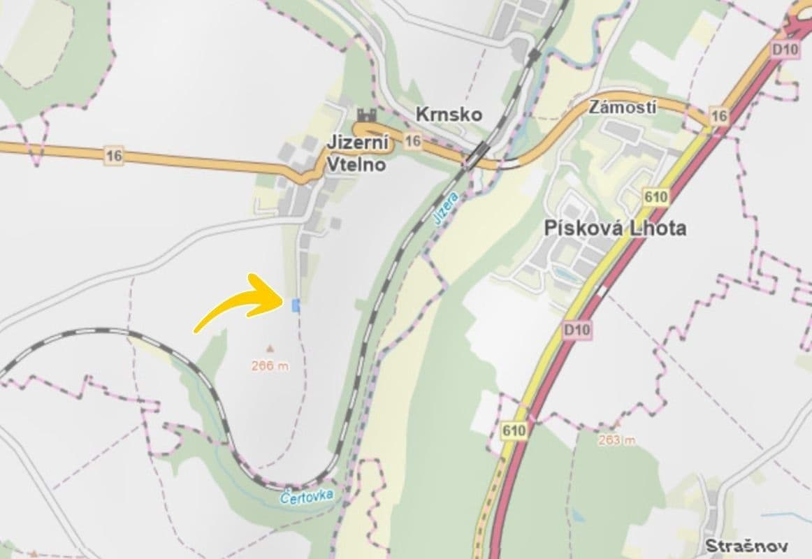 plot for sale, 2,501 m², Jizerní Vtelno, Středočeský Region plot for sale, 2,501 m², Jizerní Vtelno, Středočeský Region