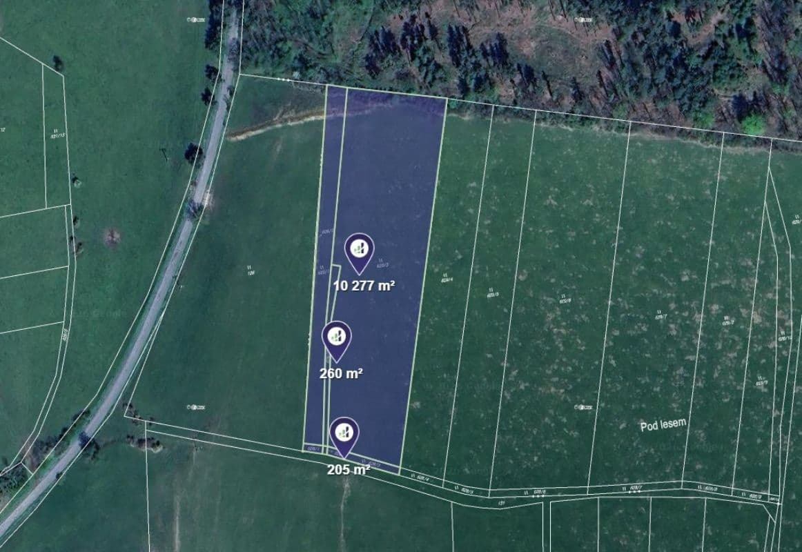plot for sale, 10,742 m², Čížkov, Plzeňský Region plot for sale, 10,742 m², Čížkov, Plzeňský Region