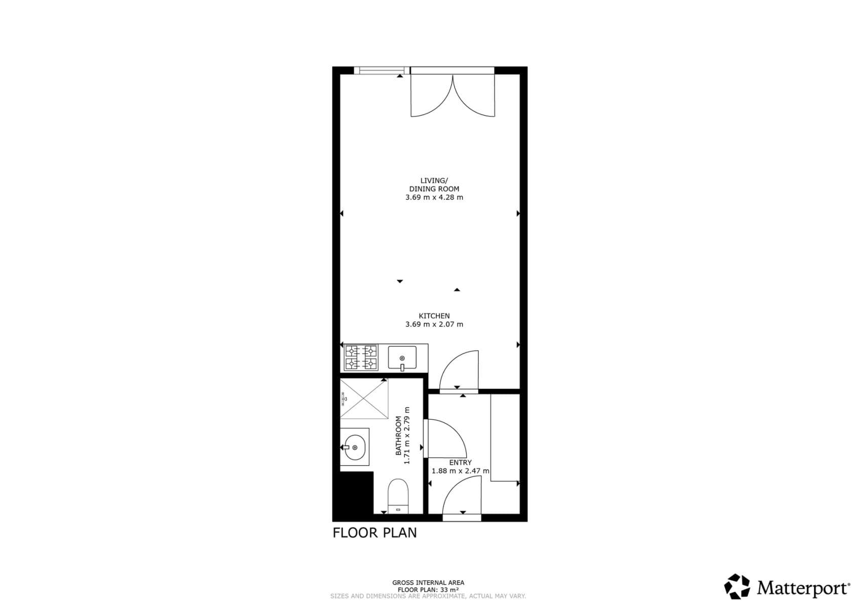 Studio flat to rent, 33 m², Výstavní, Prague, Prague Studio flat to rent, 33 m², Výstavní, Prague, Prague