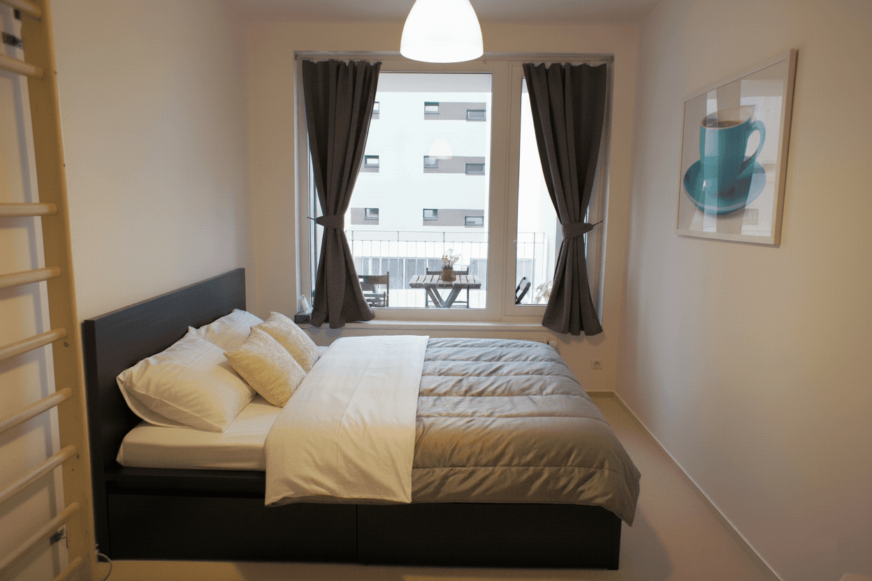 2 bedroom with open-plan kitchen flat to rent, 76 m², Zakšínská, Prague, Prague 2 bedroom with open-plan kitchen flat to rent, 76 m², Zakšínská, Prague, Prague