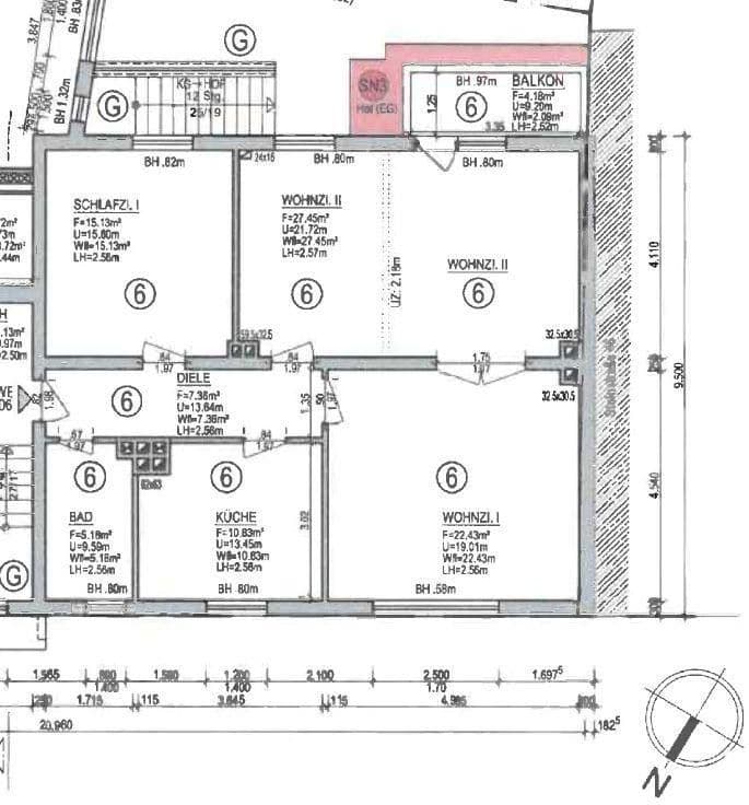 3 bedroom flat for sale, 91 m², Steinstr. 48-50, Essen, North Rhine-Westphalia 3 bedroom flat for sale, 91 m², Steinstr. 48-50, Essen, North Rhine-Westphalia