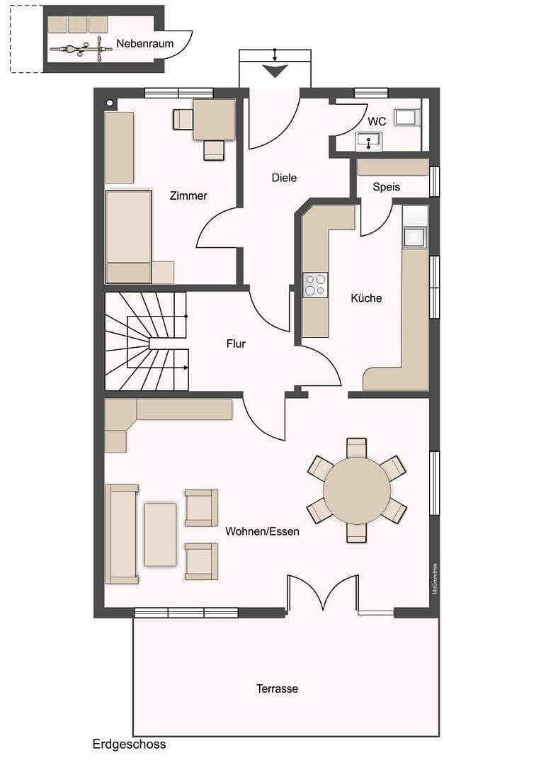 house to rent, 166 m², Bubenreuth, Bavaria house to rent, 166 m², Bubenreuth, Bavaria