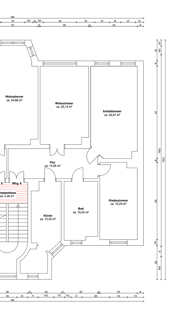 3 bedroom flat to rent, 98 m², Merseburger Straße 95, Leipzig, Saxony 3 bedroom flat to rent, 98 m², Merseburger Straße 95, Leipzig, Saxony