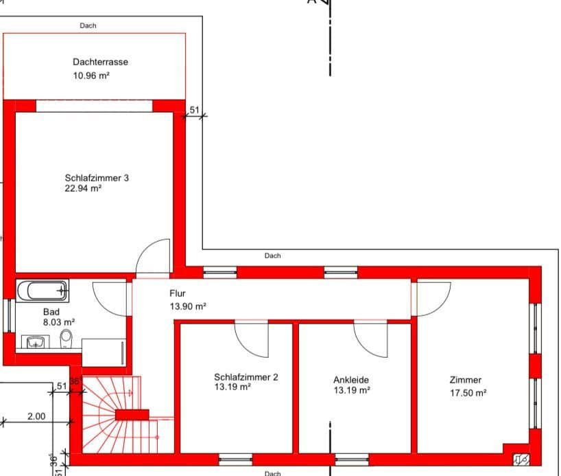 2 bedroom with open-plan kitchen flat to rent, 98 m², Rüsselsheim am Main, Hesse 2 bedroom with open-plan kitchen flat to rent, 98 m², Rüsselsheim am Main, Hesse