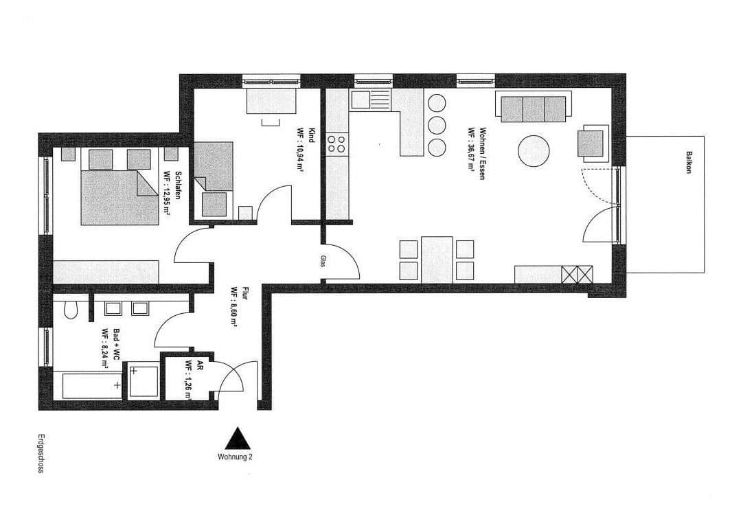 3 bedroom flat to rent, 83 m², Troisdorf, North Rhine-Westphalia 3 bedroom flat to rent, 83 m², Troisdorf, North Rhine-Westphalia
