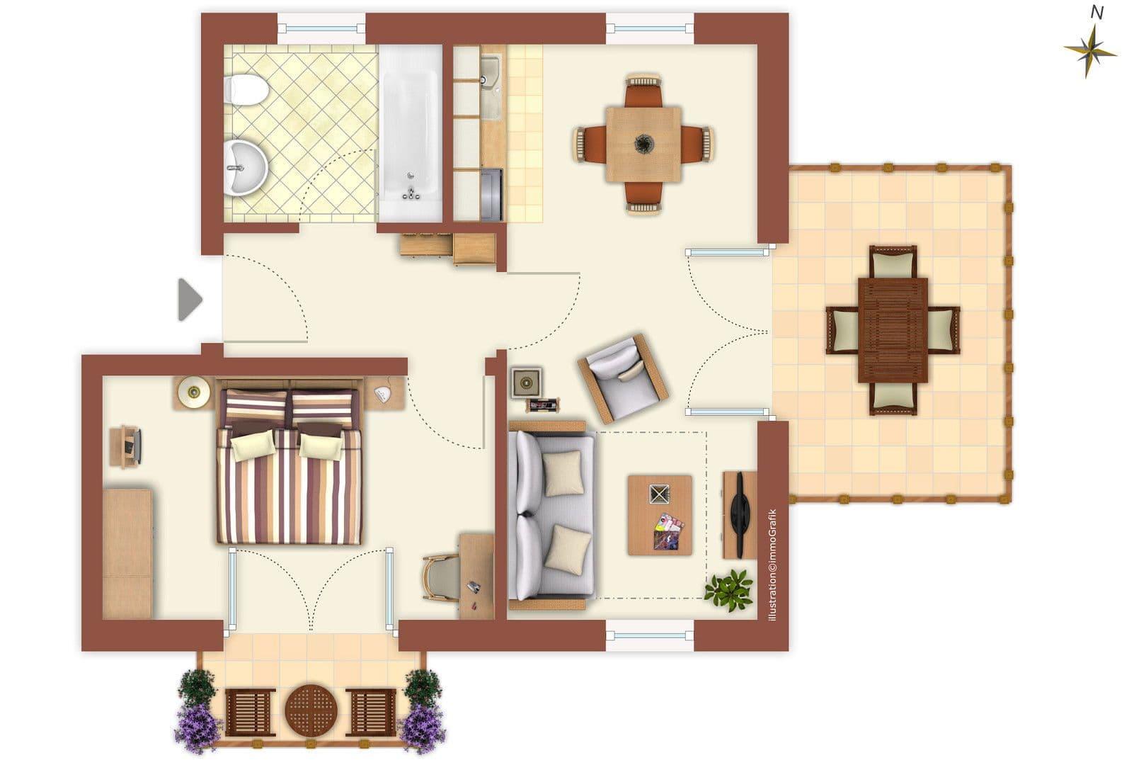 2 bedroom flat to rent, 30 m², Baderstrasse 5, Herrsching, Bavaria 2 bedroom flat to rent, 30 m², Baderstrasse 5, Herrsching, Bavaria