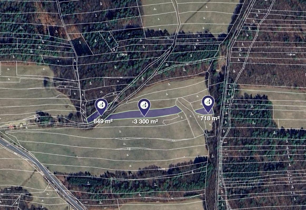 plot for sale, 32,380 m², Petrůvka, Zlínský Region plot for sale, 32,380 m², Petrůvka, Zlínský Region