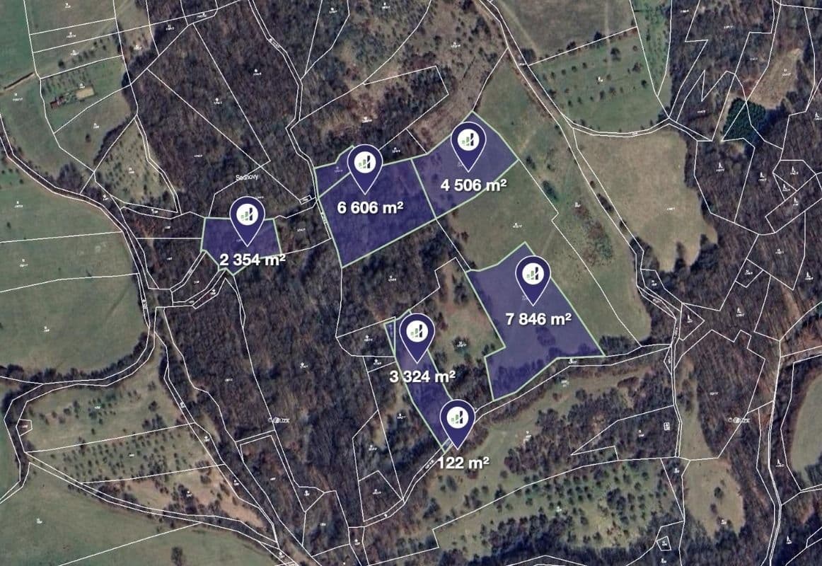 plot for sale, 32,380 m², Petrůvka, Zlínský Region plot for sale, 32,380 m², Petrůvka, Zlínský Region