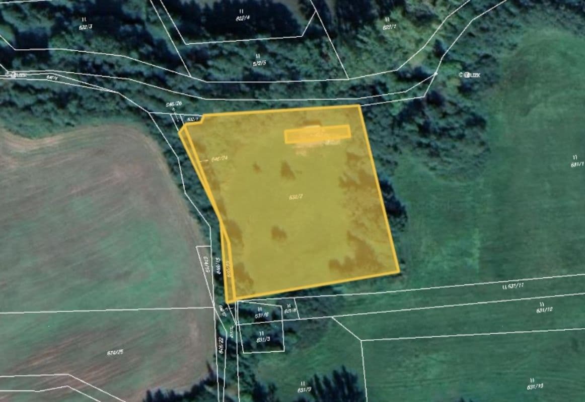 plot for sale, 5,948 m², Lomnice nad Lužnicí, Jihočeský Region plot for sale, 5,948 m², Lomnice nad Lužnicí, Jihočeský Region