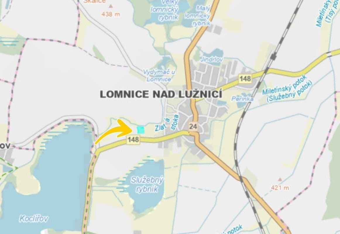 plot for sale, 5,948 m², Lomnice nad Lužnicí, Jihočeský Region plot for sale, 5,948 m², Lomnice nad Lužnicí, Jihočeský Region
